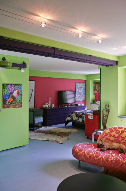 Фисташковый цвет в интерьере современного жилища