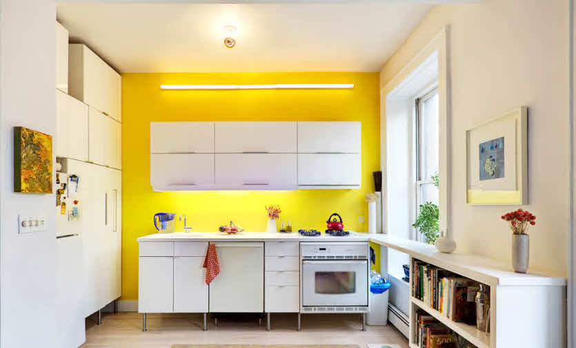 Отделка стен на кухне: варианты, цвета, декор