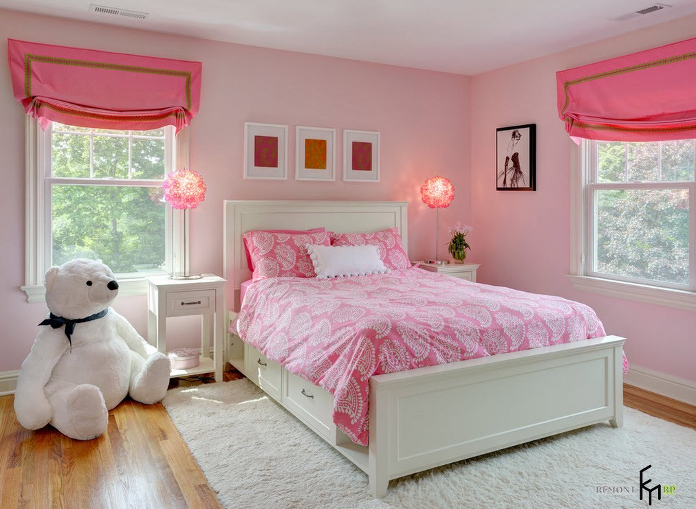 Розовая детская комната: 30 лучших идей для девочки на фото