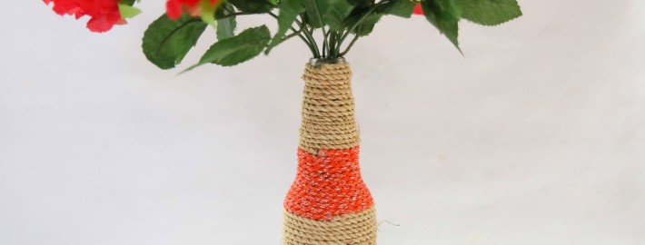 Разноцветная ваза