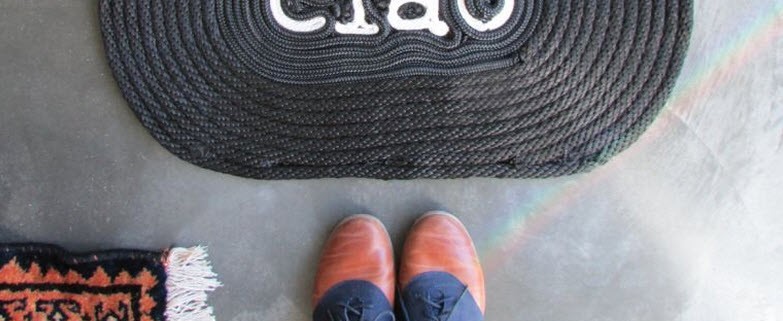 Коврик из веревки своими руками