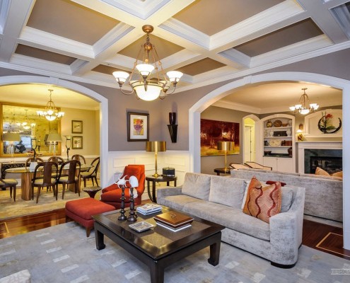 Две арки в гостиной