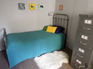 Спальня в стиле лофт