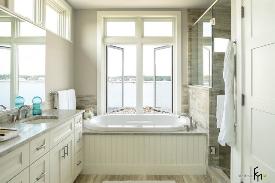 100 лучших идей ремонта ванной комнаты в частном и загородном доме на фото