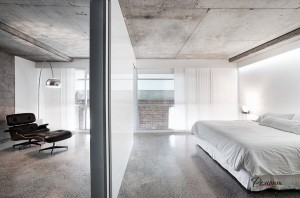 Перегородка в спальной комнате