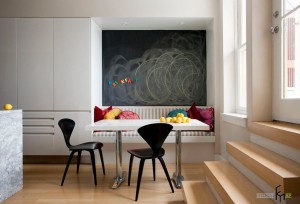 Меловая доска на кухне