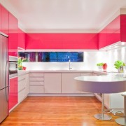 Розовый цвет в интерьере кухни Розовый цвет в интерьере кухни