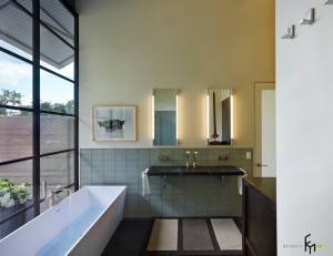 Ванная комната в серых тонах