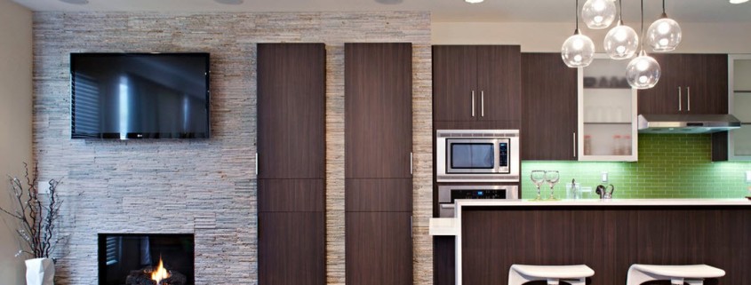 Темный ламинат в интерьере