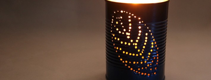 Садовый фонарь готов!