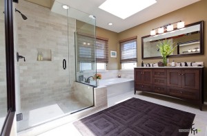 Ванная комната с ковром