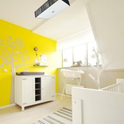 Яркая стена в детской Яркая стена в детской