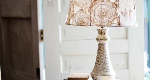 Винтажный абажур. Изготовление: четвертое фото