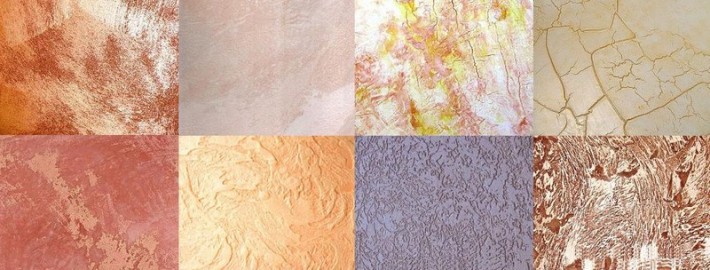 Виды декоративной штукатурки