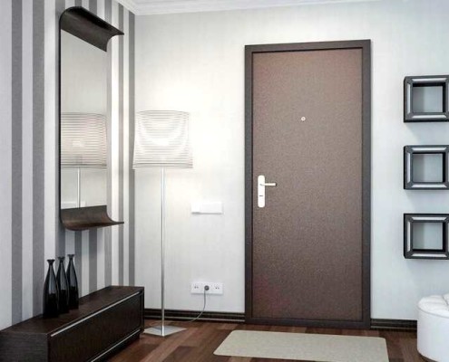 Установка входных дверей