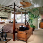 Тропический стиль кровать