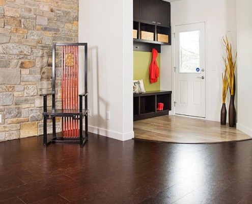 Пробковые полы: интерьер и дизайн