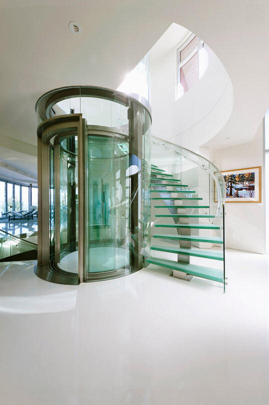 Дизайн скляних сходів