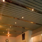 Реечный потолок точечный свет