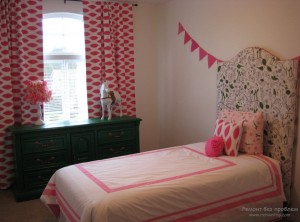 Розовая детская для девочки