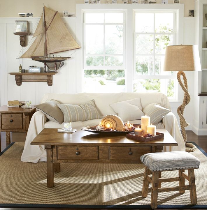 Мебель из дерева в морском стиле