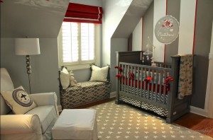 Красный цвет в детской фото