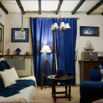 Светло синяя комната в морском стиле