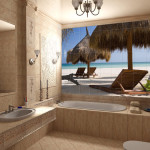 Фотоплитка в ванной комнате