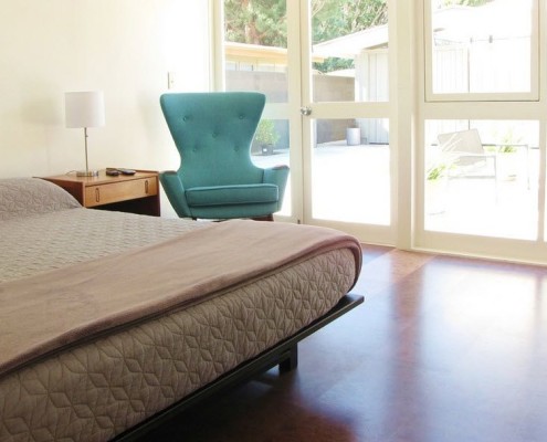 Пробковый пол в интерьере