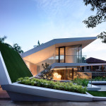 Ультрасовременный двухэтажный дом в стиле бунгало