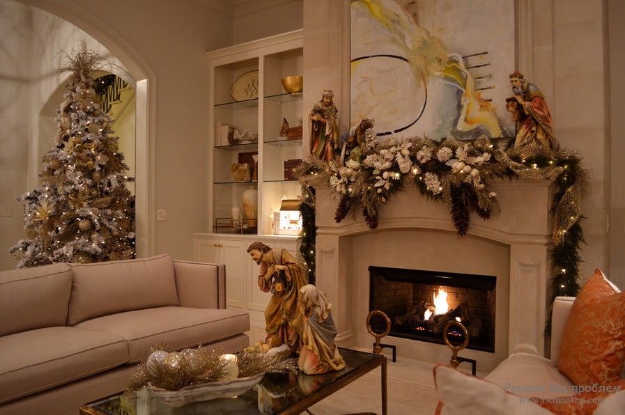 Новогодний декор на фото