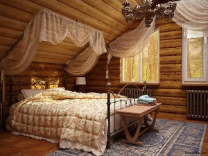Дизайн спальни в стиле Кантри