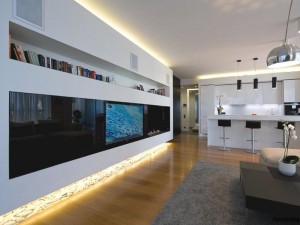 Квартира-студия минимализм