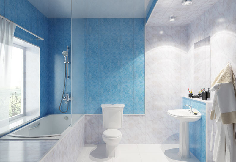 Отделка панелями пвх ванной