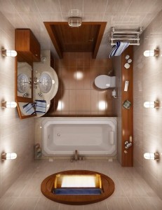 Дизайн маленькой ванной