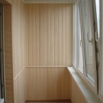Обшивка стен пластиком на балконе