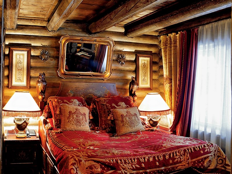 Спальня дом из дерева