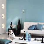 Голубой цвет в интерьере