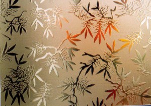 Матирование стекла