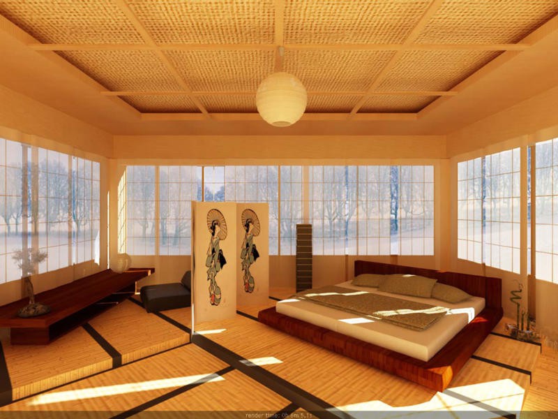 Японський стиль в інтер'єрі квартири