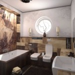 Арт-Деко дизайн интерьера ванной фото