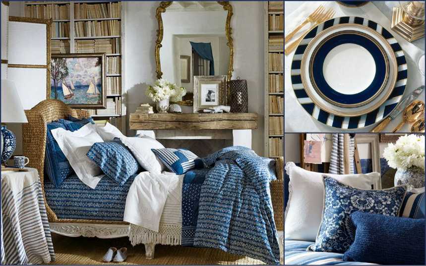 Меблі та текстиль у морському стилі