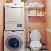 Куда поставить стиральную машинку в маленькой ванной