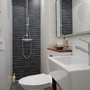 Стиль хай-тек ванная комната на фото