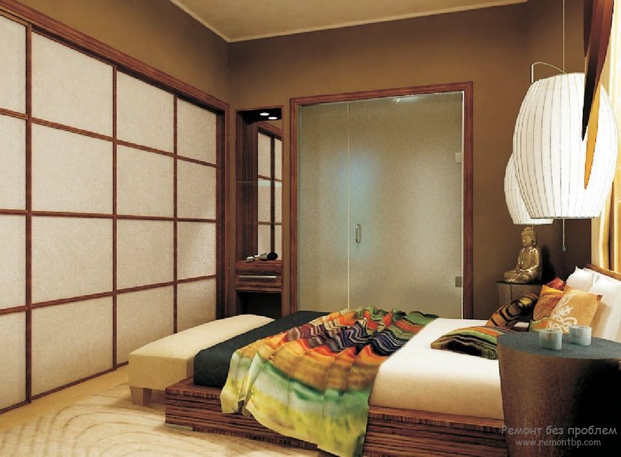 Спальня в японському стилі