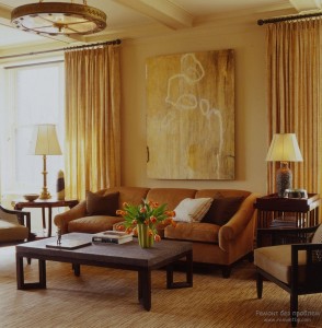 Интерьер в золотом цвете