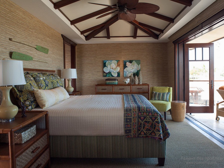 спальня в еко-стилі