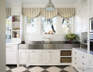 Современные шторы в кухне