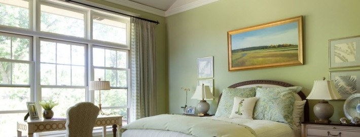 Зеленая спальня