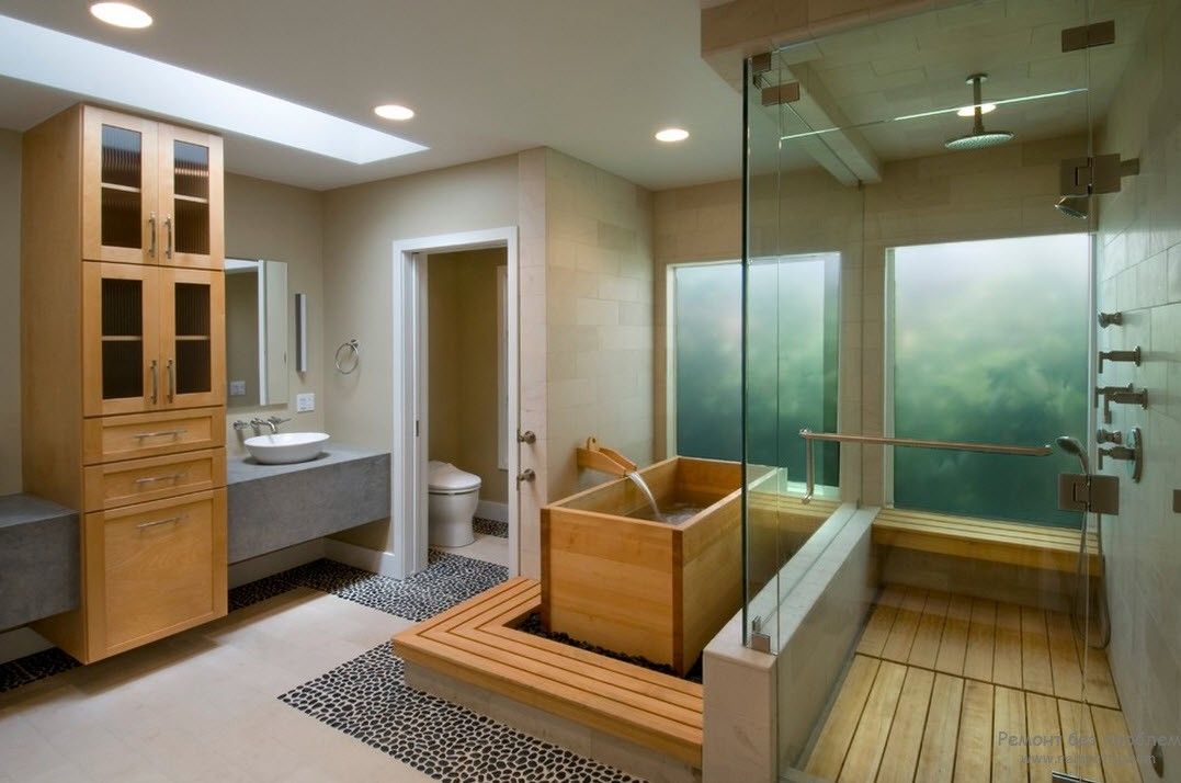 Современный классический стиль ванной комнаты